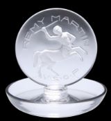 RENÉ LALIQUE (FRENCH, 1860-1945), A 'REMY-MARTIN' CENDRIER