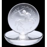 RENÉ LALIQUE (FRENCH, 1860-1945), A 'REMY-MARTIN' CENDRIER