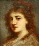 THEODORE TCHOUMAKOFF (RUSSIAN, 1823-1911), PORTRAIT OF A GIRL
