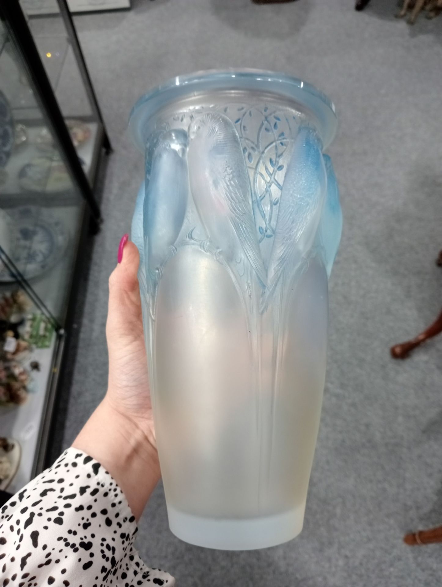 RENÉ LALIQUE (FRENCH, 1860-1945), A LARGE 'CEYLAN' VASE - Bild 2 aus 9