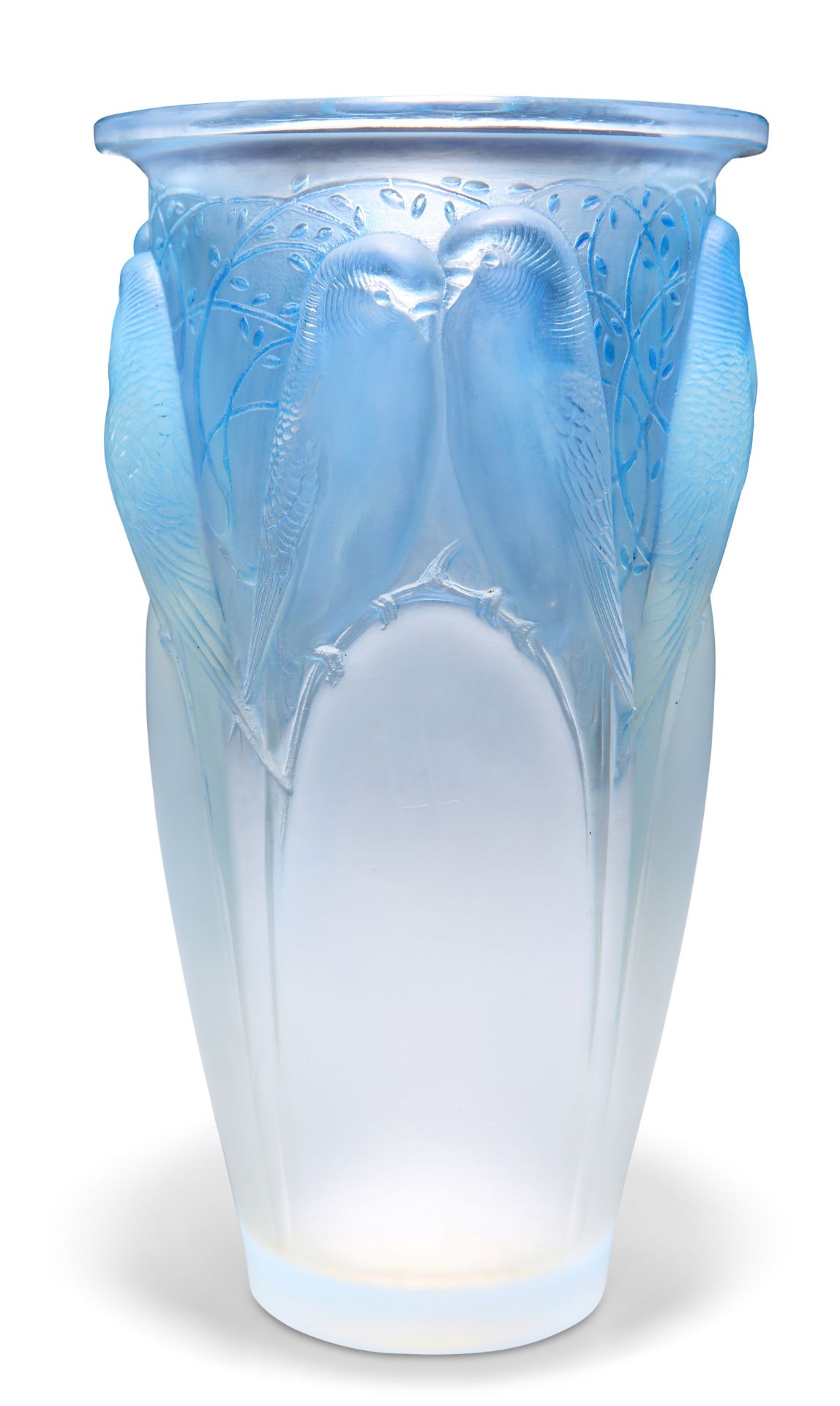 RENÉ LALIQUE (FRENCH, 1860-1945), A LARGE 'CEYLAN' VASE