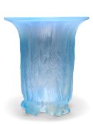 RENÉ LALIQUE (FRENCH, 1860-1945), A 'EUCALYPTUS' VASE