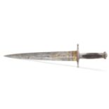 A LATE 19TH CENTURY RUSSIAN HUNTING DAGGER