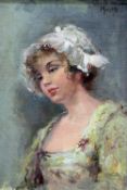 CONTINENTAL SCHOOL, PORTRAIT OF A LADY,