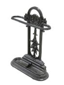 A VICTORIAN CAST IRON STICK STAND