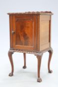 A Chippendale style mahogany pot cupboard, early 20th Century