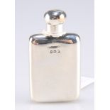 A small silver scent flask