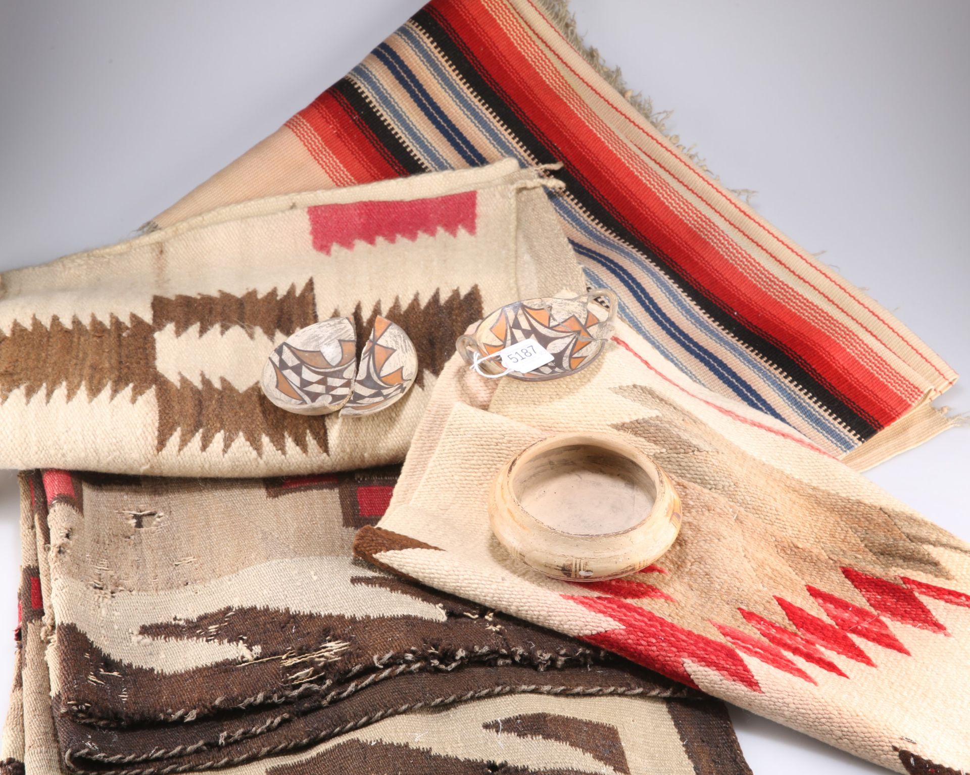 North American, Mexican and Navajo textiles