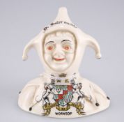 A Carlton China crested ware Jester