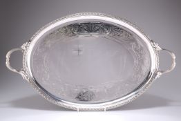 AN ARTS AND CRAFTS SILVER TRAY,