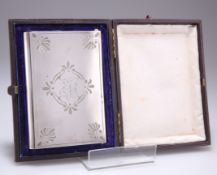 A VICTORIAN SILVER-MOUNTED AIDE DE MEMOIRE