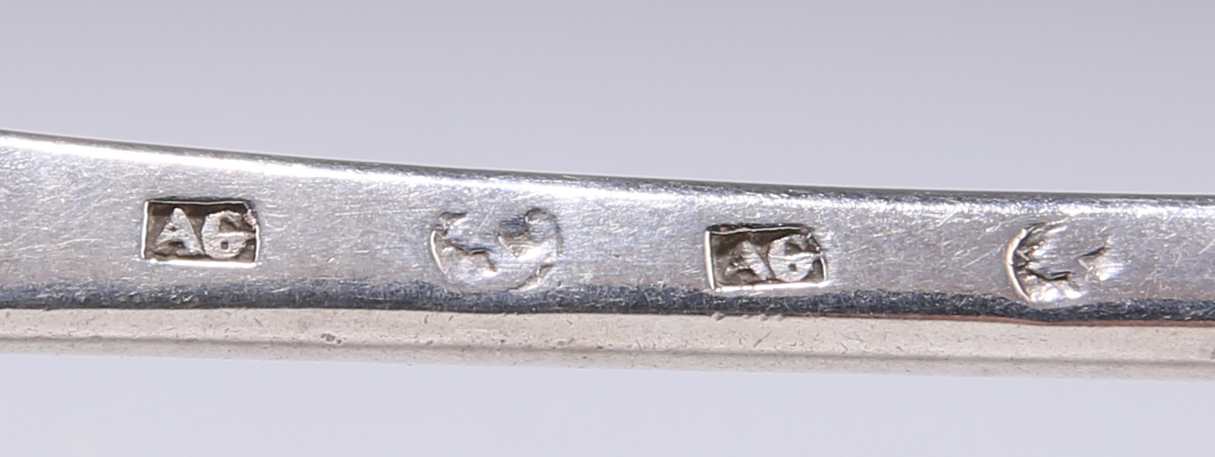 A SCOTTISH SILVER TABLESPOON - Image 2 of 2
