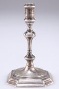 A GEORGE II SILVER TAPERSTICK