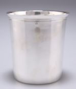 A FRENCH SILVER BEAKER