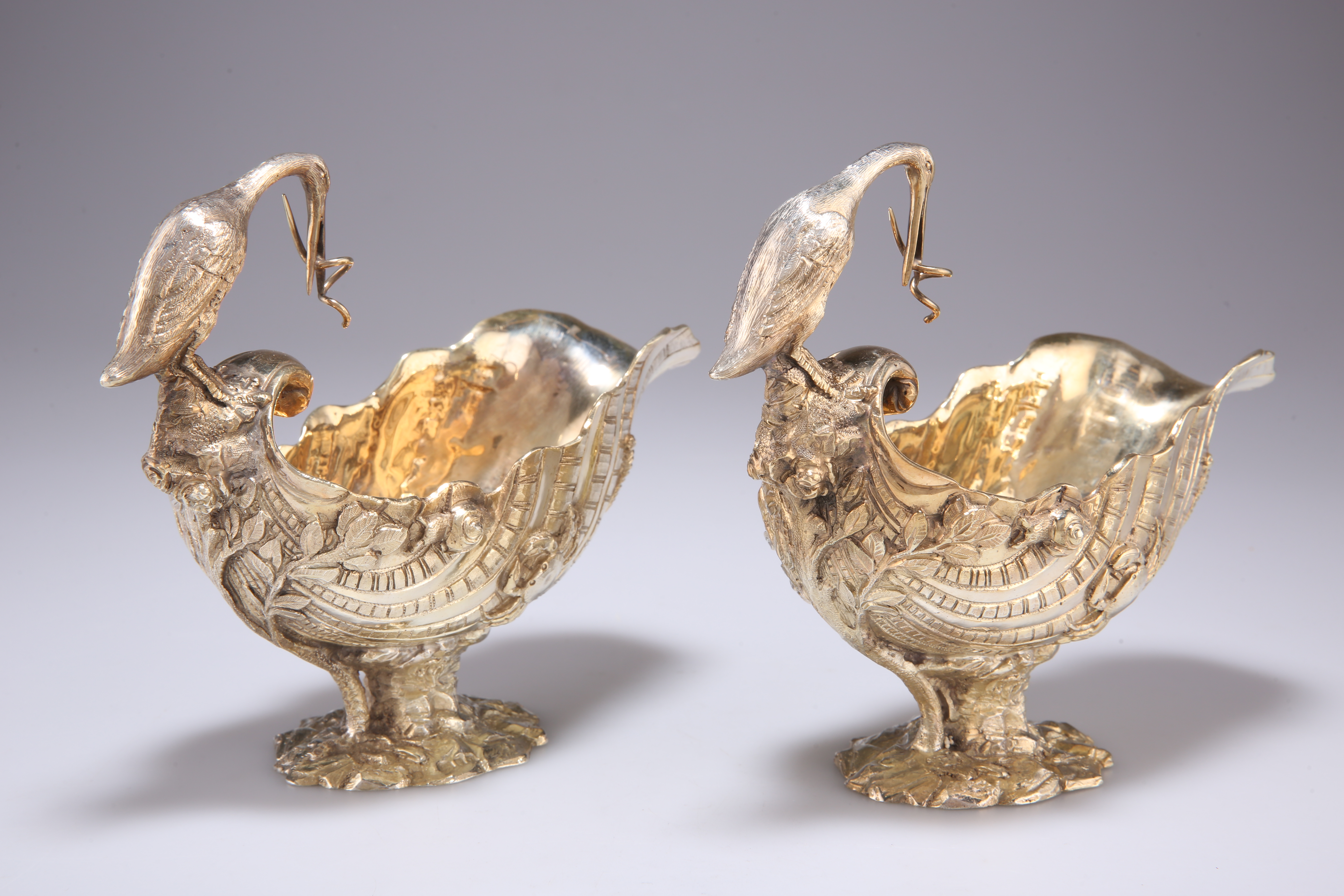 A FINE PAIR OF ELIZABETH II SILVER-GILT SAUCEBOATS - Image 3 of 5