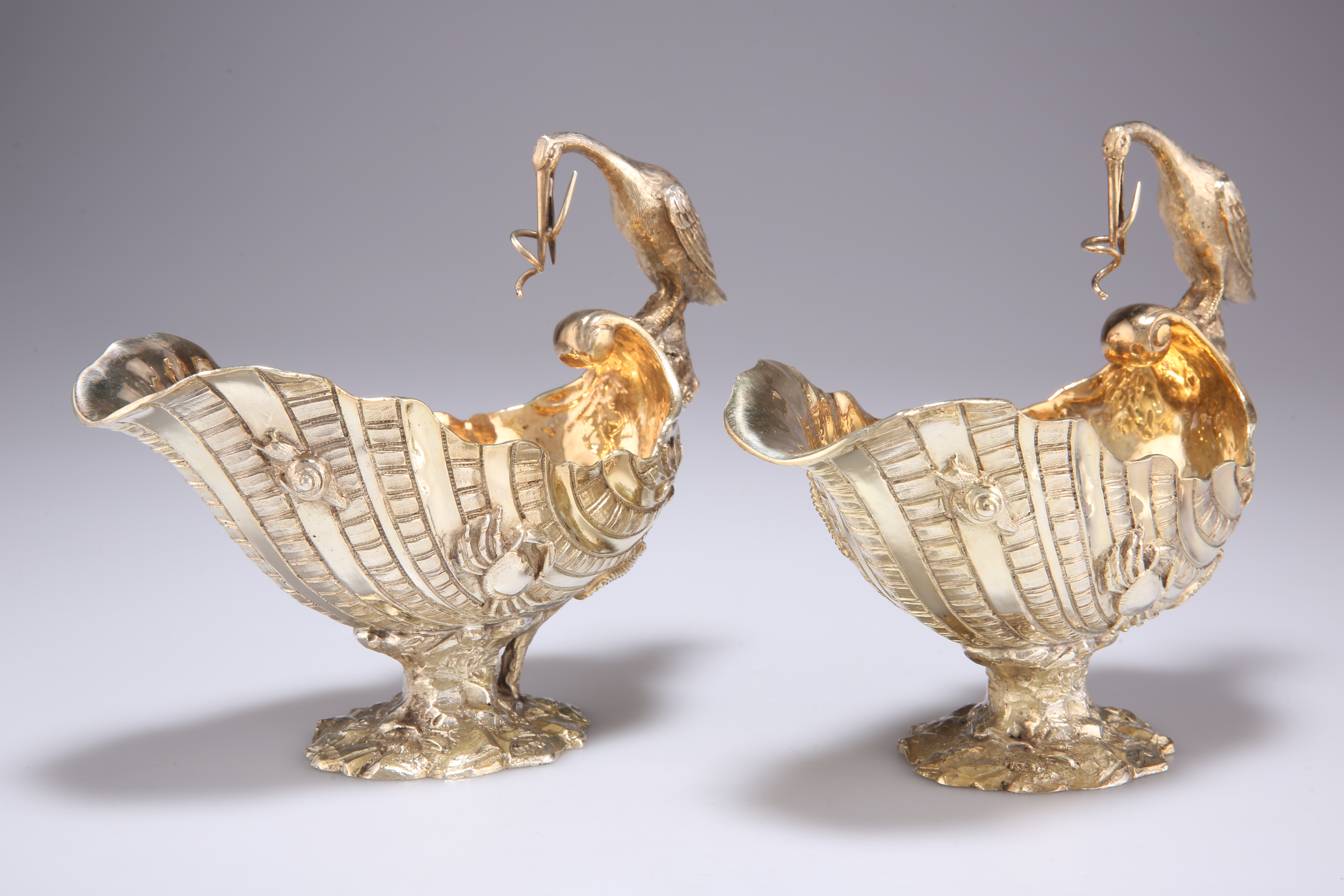 A FINE PAIR OF ELIZABETH II SILVER-GILT SAUCEBOATS - Image 2 of 5