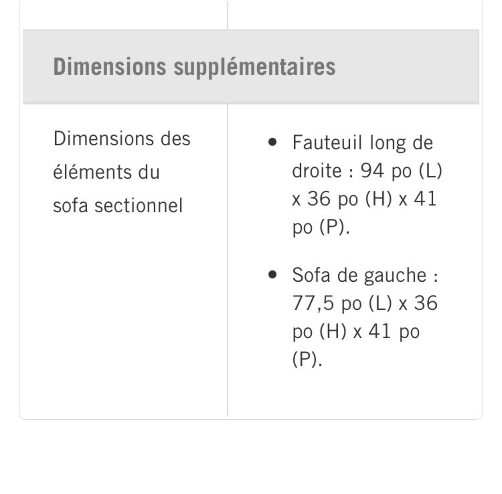 2-pc L-shape Sofa Unit NEW! (Dimensions via photo) - Image 3 of 3