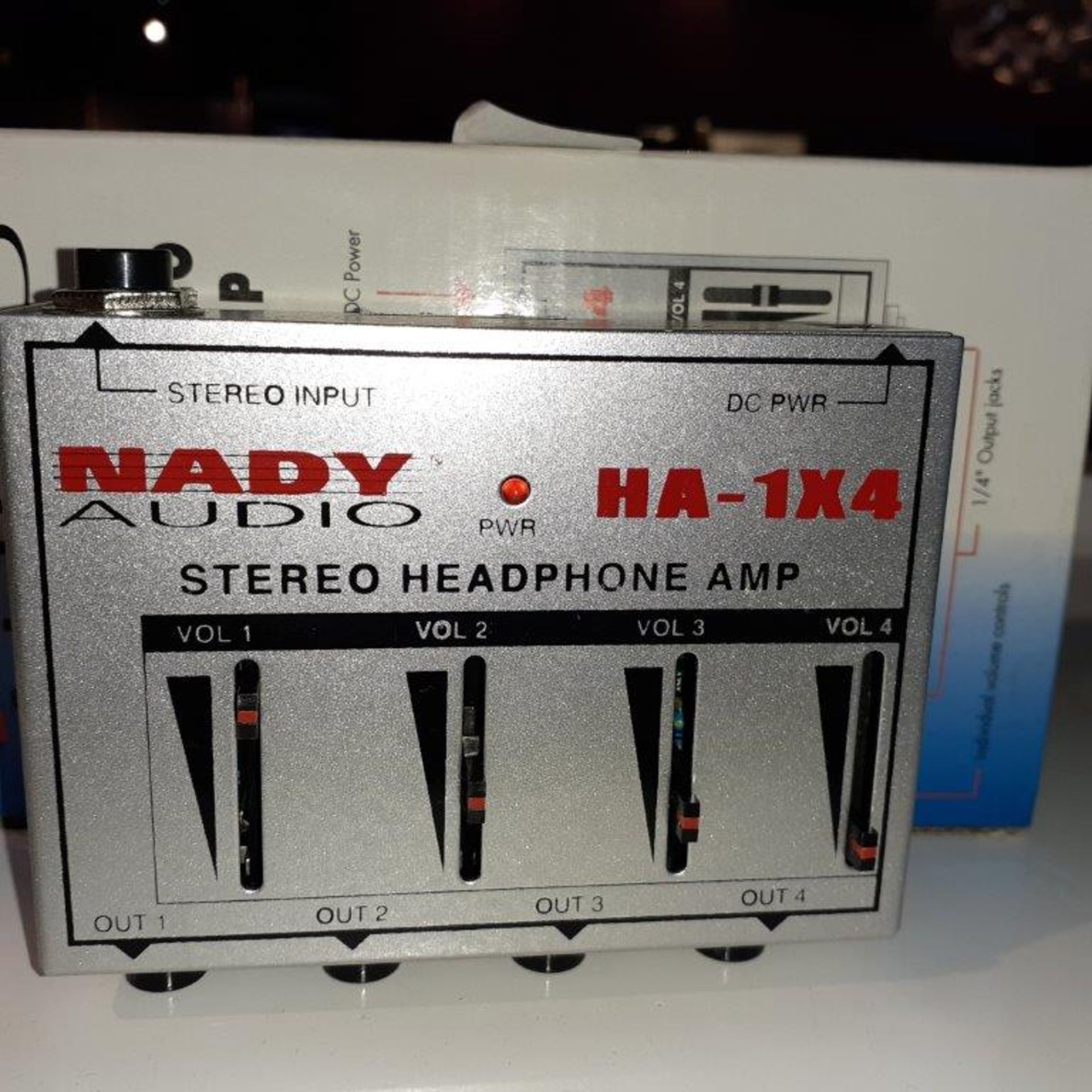 NADY 4-Channel Headphone Amp.