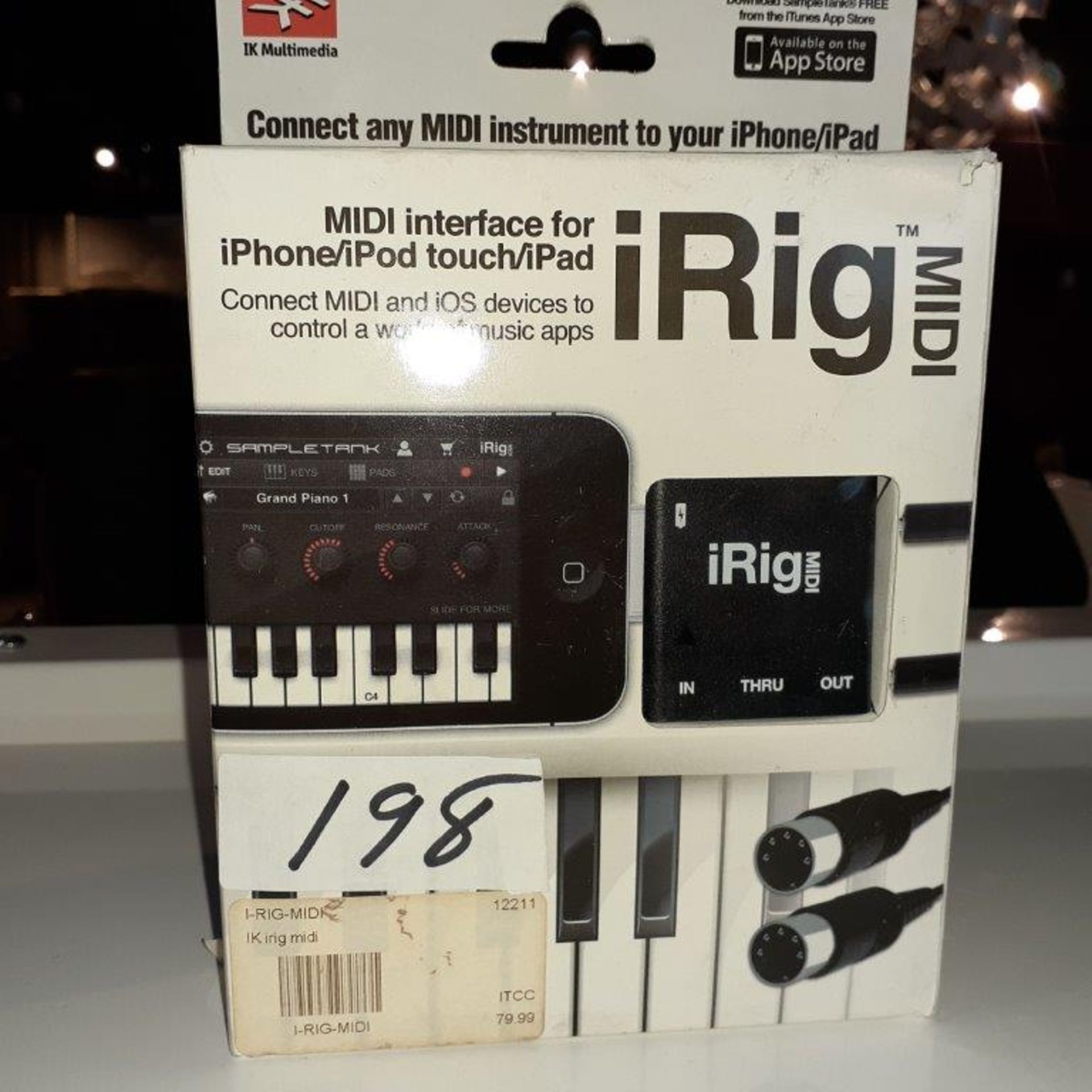 i-RIG MIDI Interface for iPhone & iOS Devices