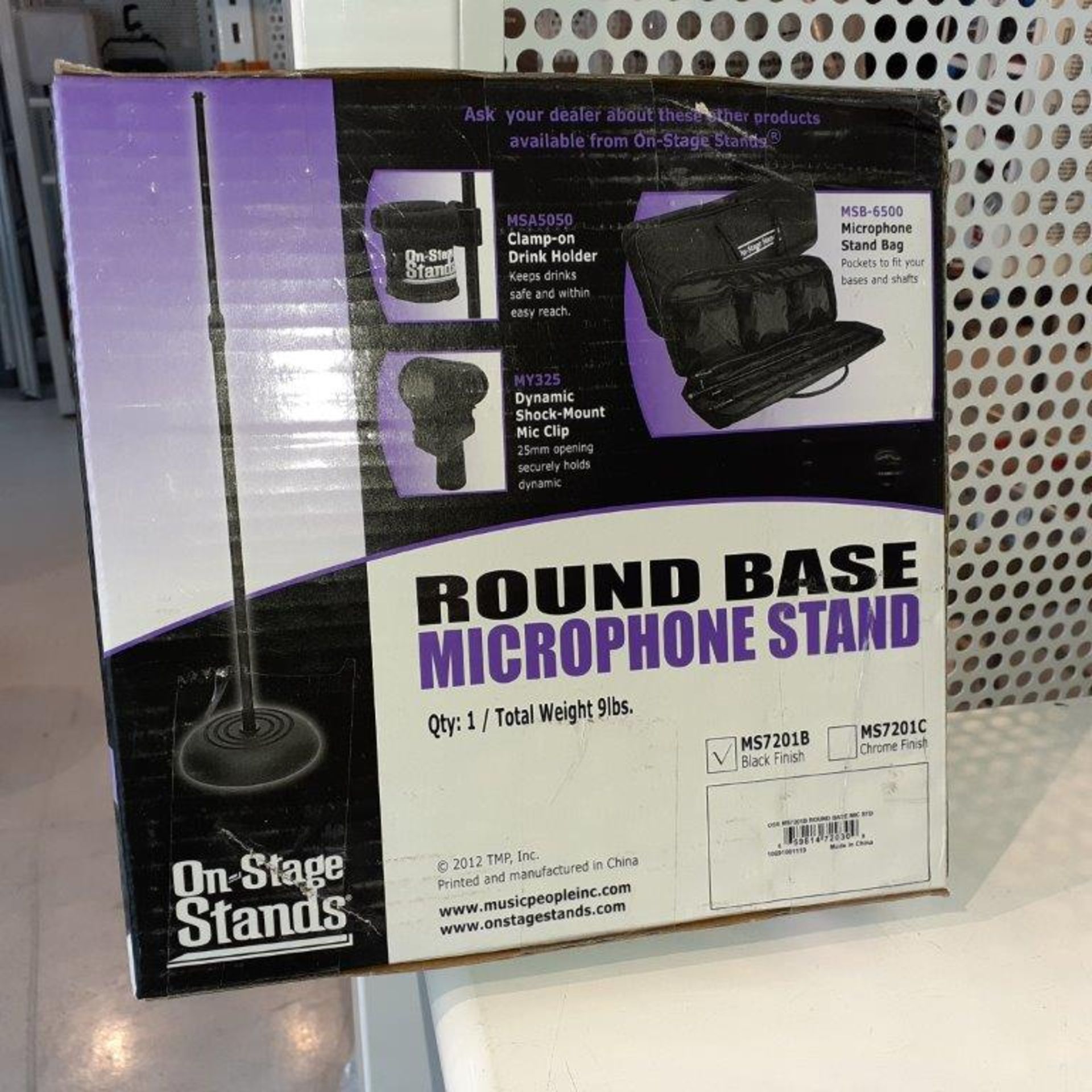Round Base Microphone Stand/Base