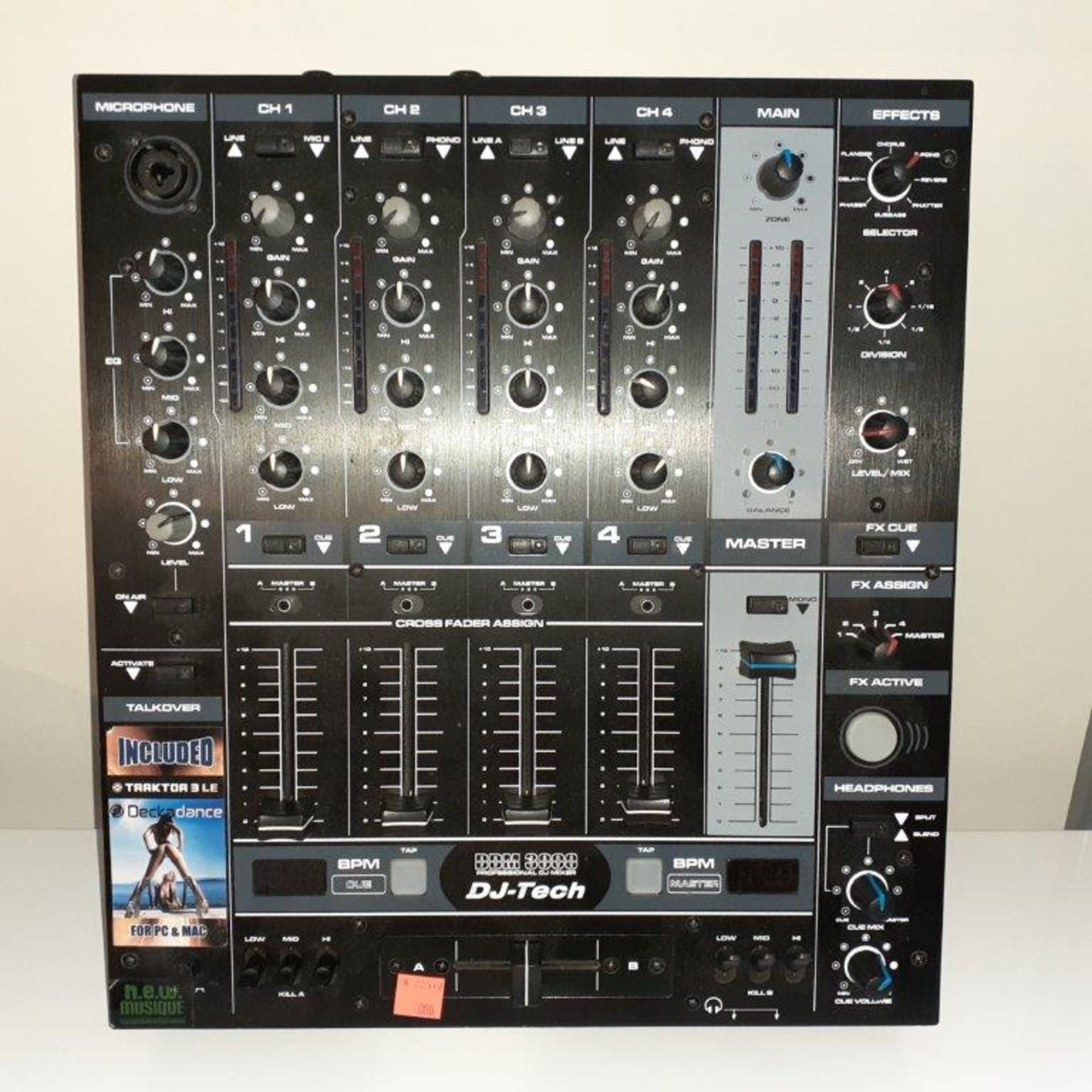 DJ-TECH 4-Channel Mixer