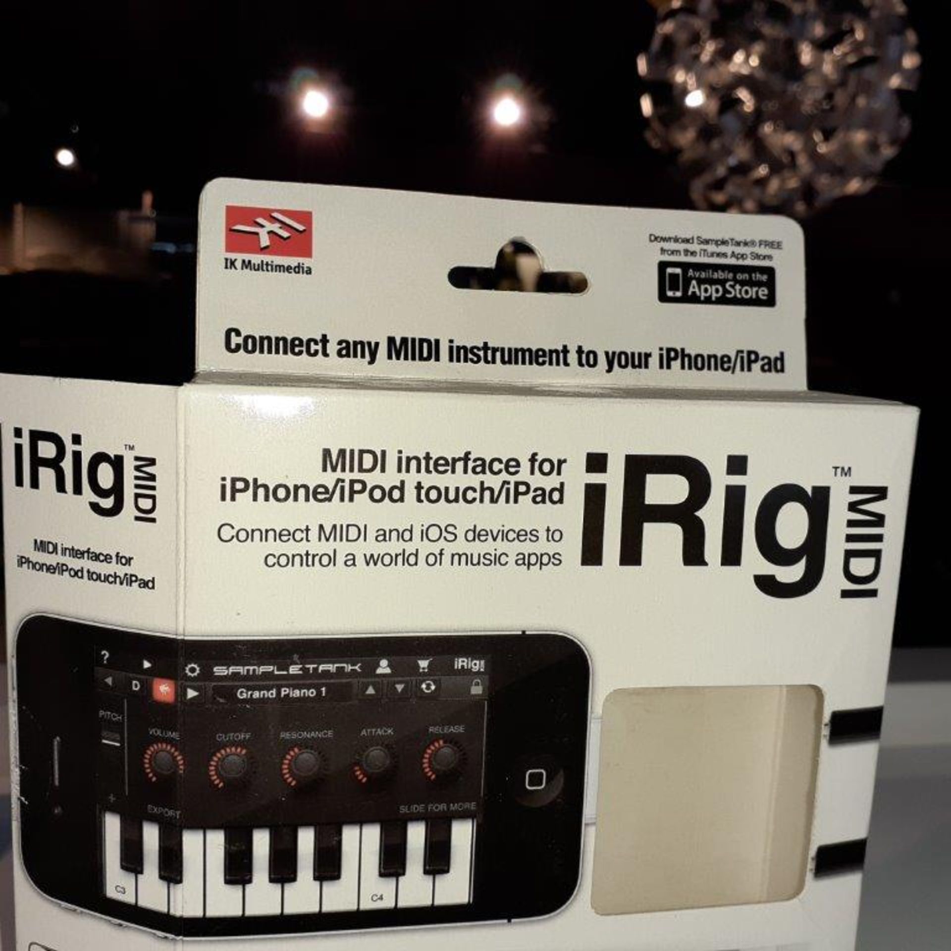 i-RIG MIDI Interface for iPhone & iOS Devices