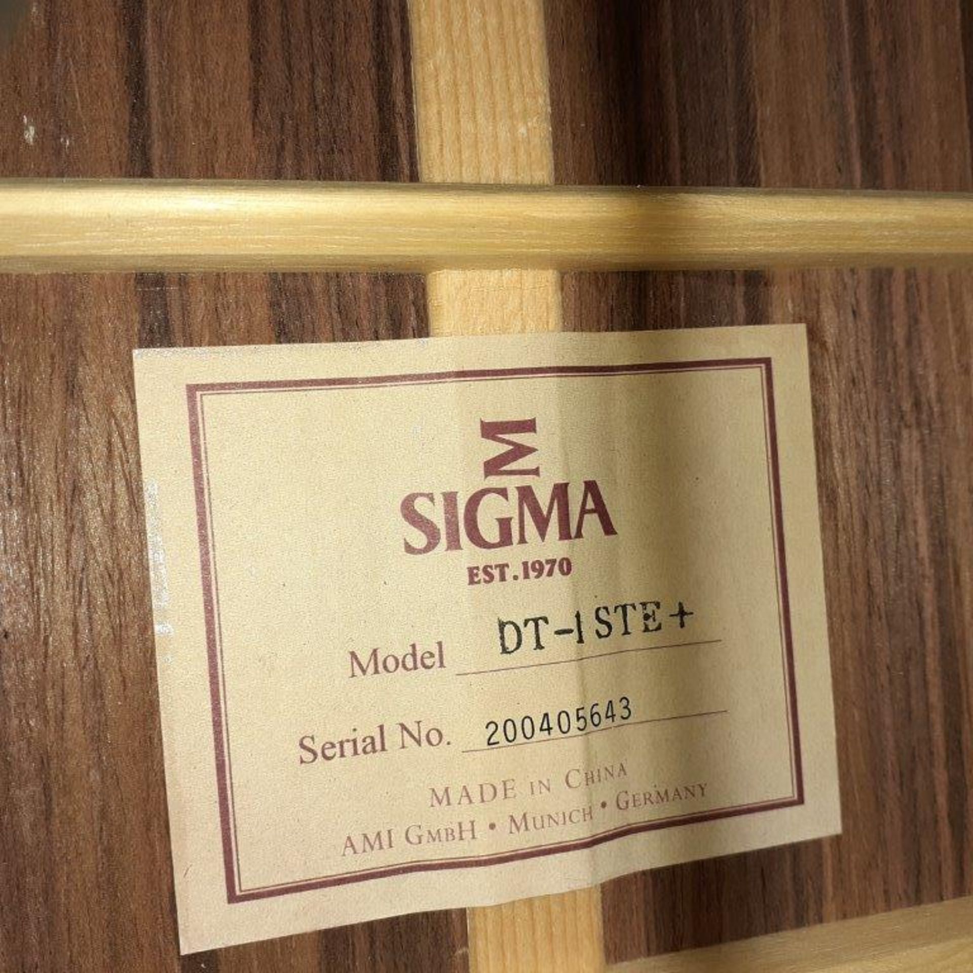 SIGMA Guitar, mod: DT-1 STE+ - Image 2 of 3