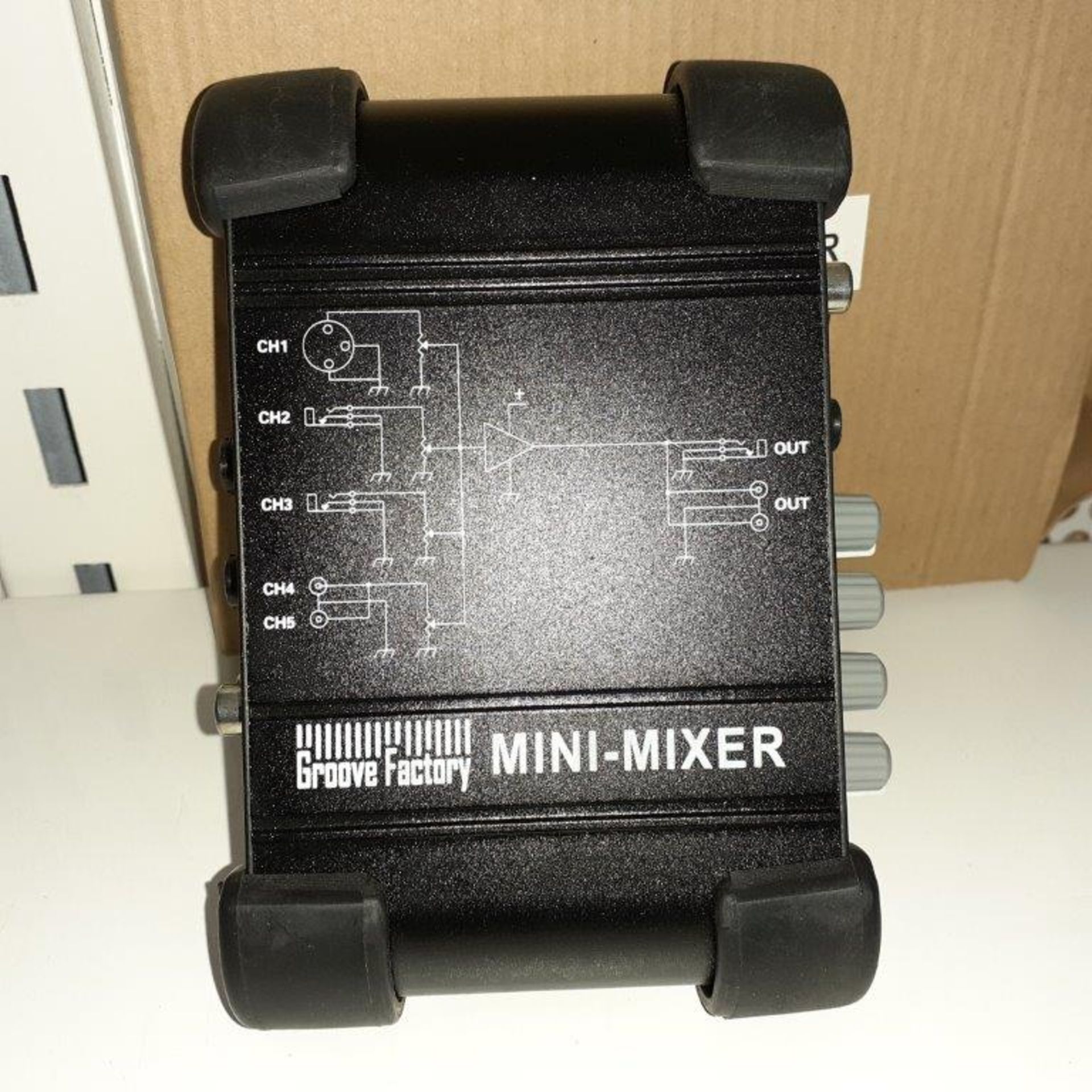 GROOVE FACTORY Mini Mixer, 4-channel