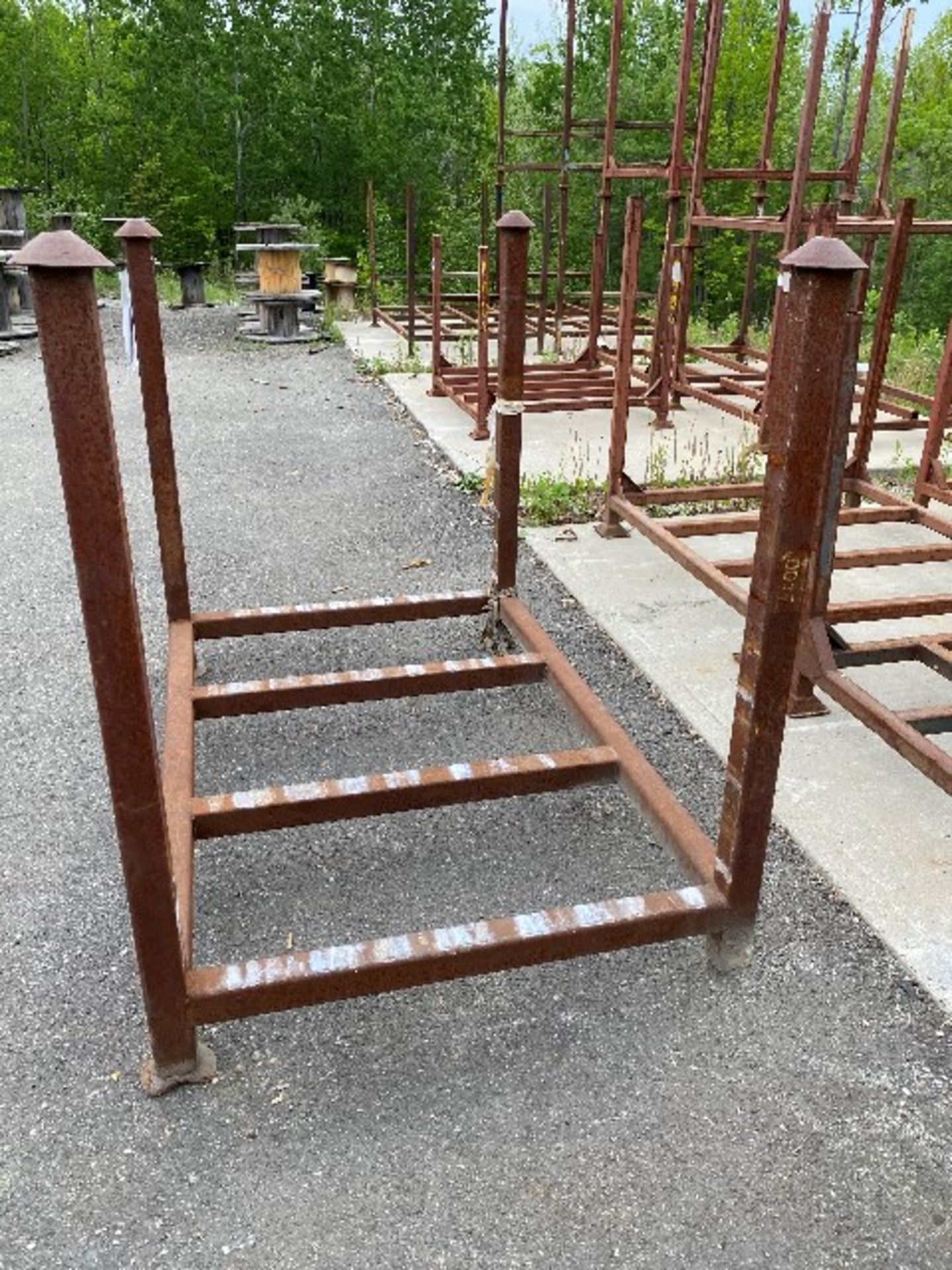 Metal stackable rack, 60” x 40.5” - Image 2 of 2