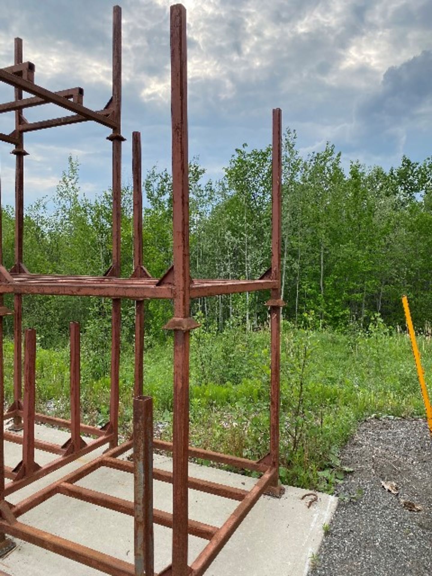 Metal stackable racks, 50” x 45”, 3pcs - Image 3 of 3