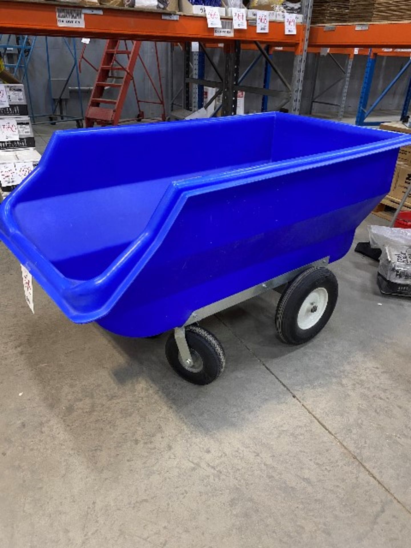 Mobile heavy duty recycle bin cart - Image 2 of 2