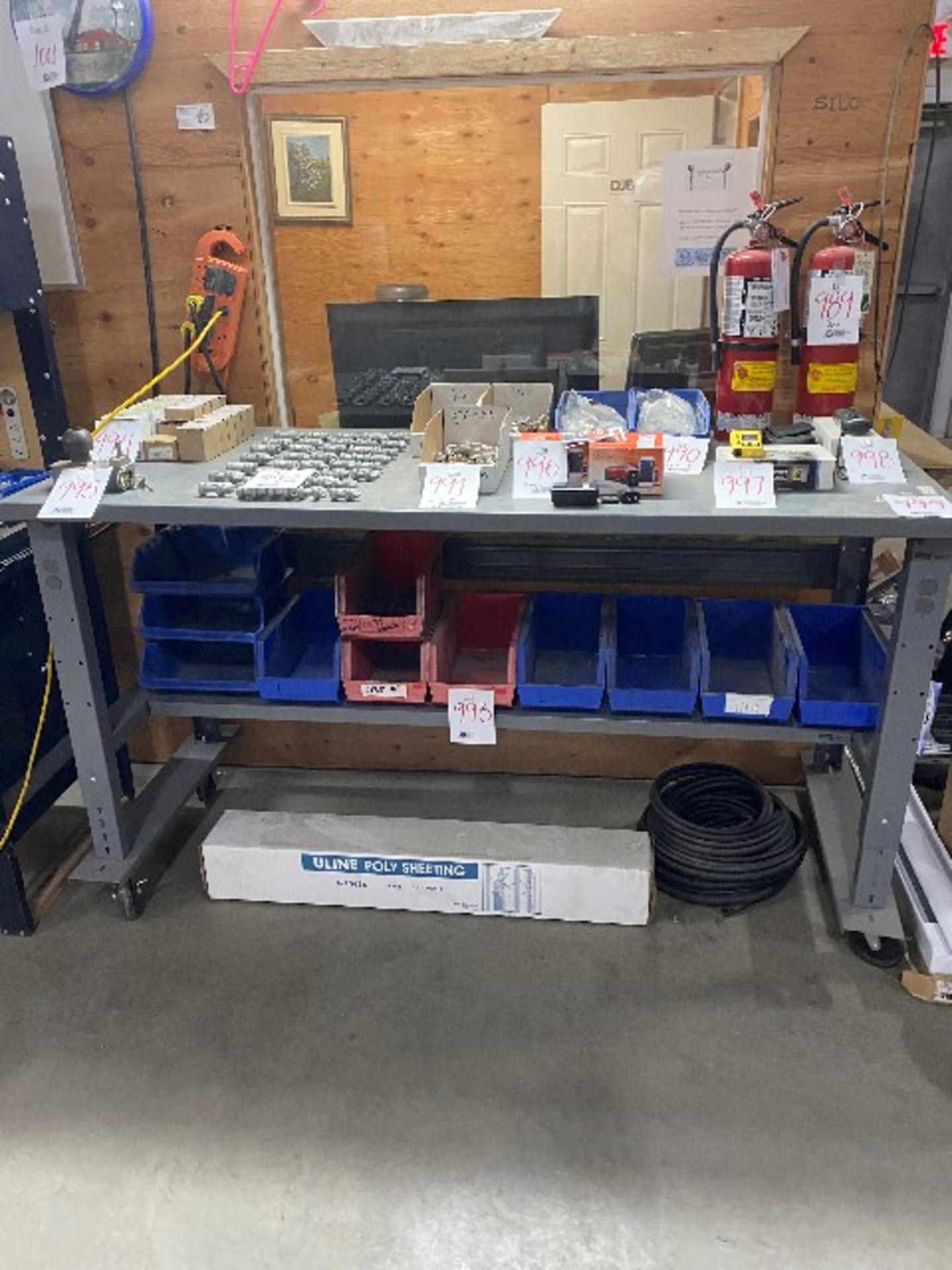Heavy duty mobile work table - Image 2 of 2