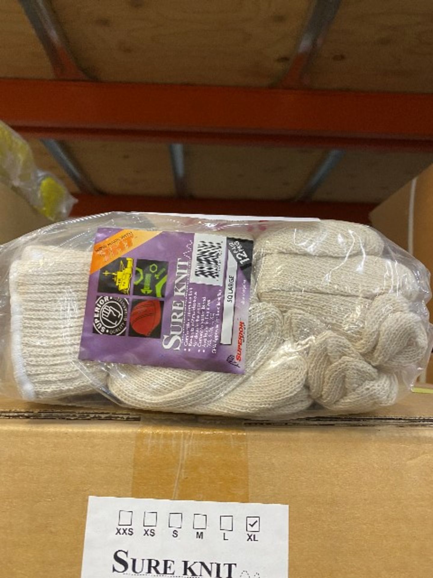 Superior Sure-Knit string knit, cotton/poly blend,size: x-large, 20 dozens - Image 2 of 3