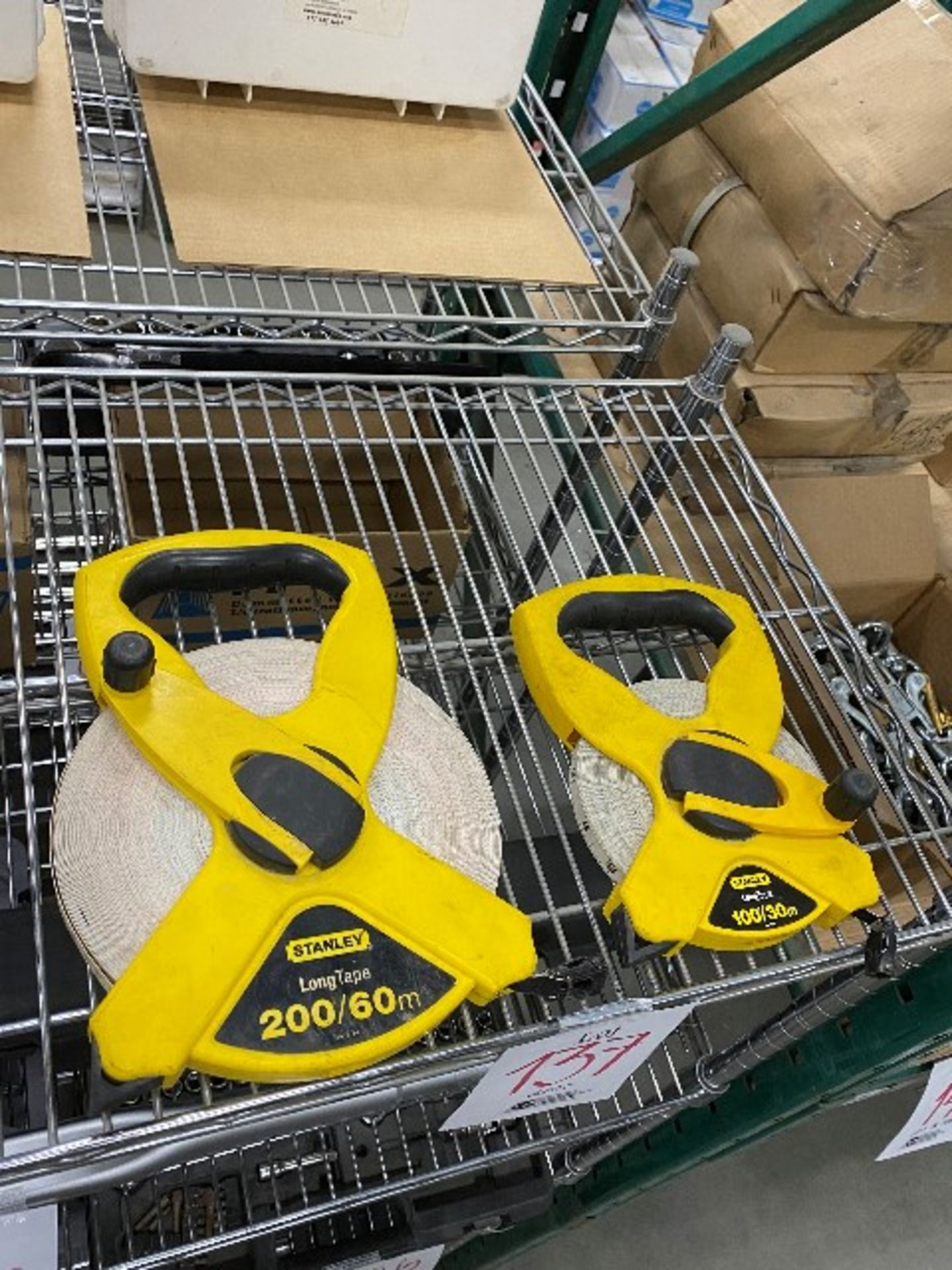 Stanley tape measures, 100ft & 200ft, 2pcs - Image 2 of 2