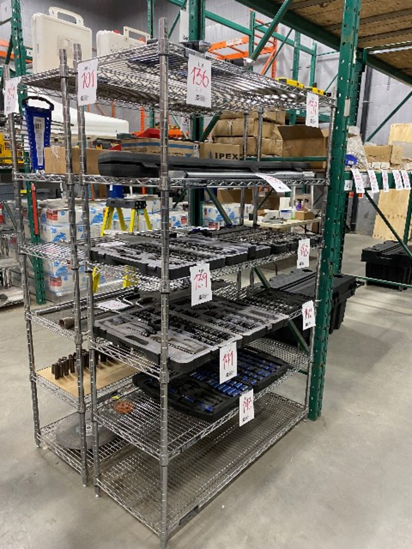 Seville NSF metal 6 shelf rack, w.48”x h.72”, 2pcs - Image 2 of 2