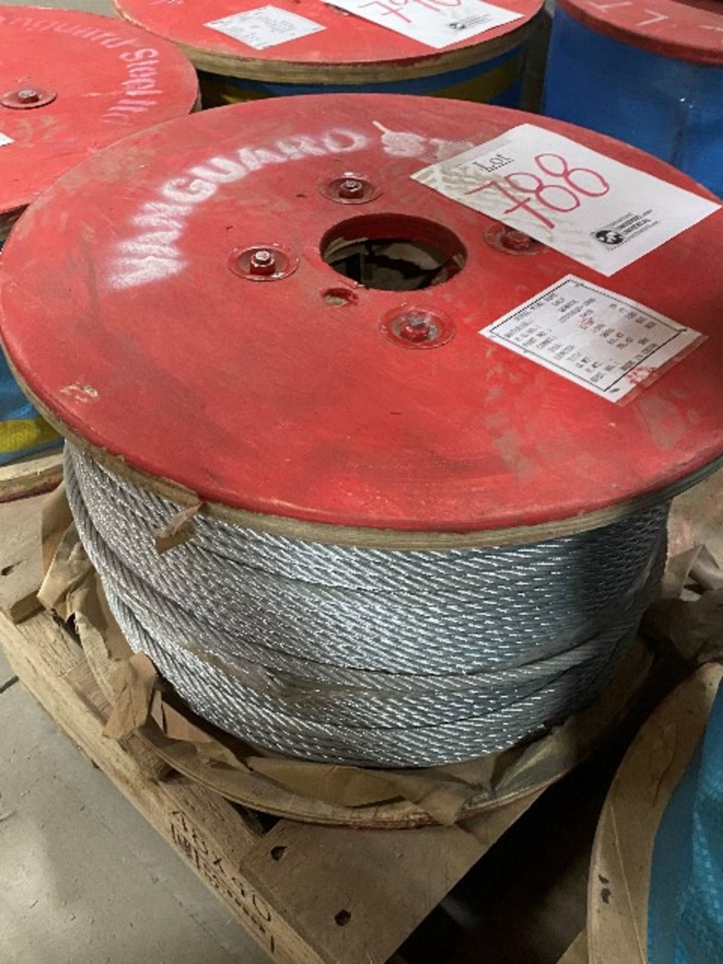 Galvanized steel wire rope, 5/16”, 1000ft
