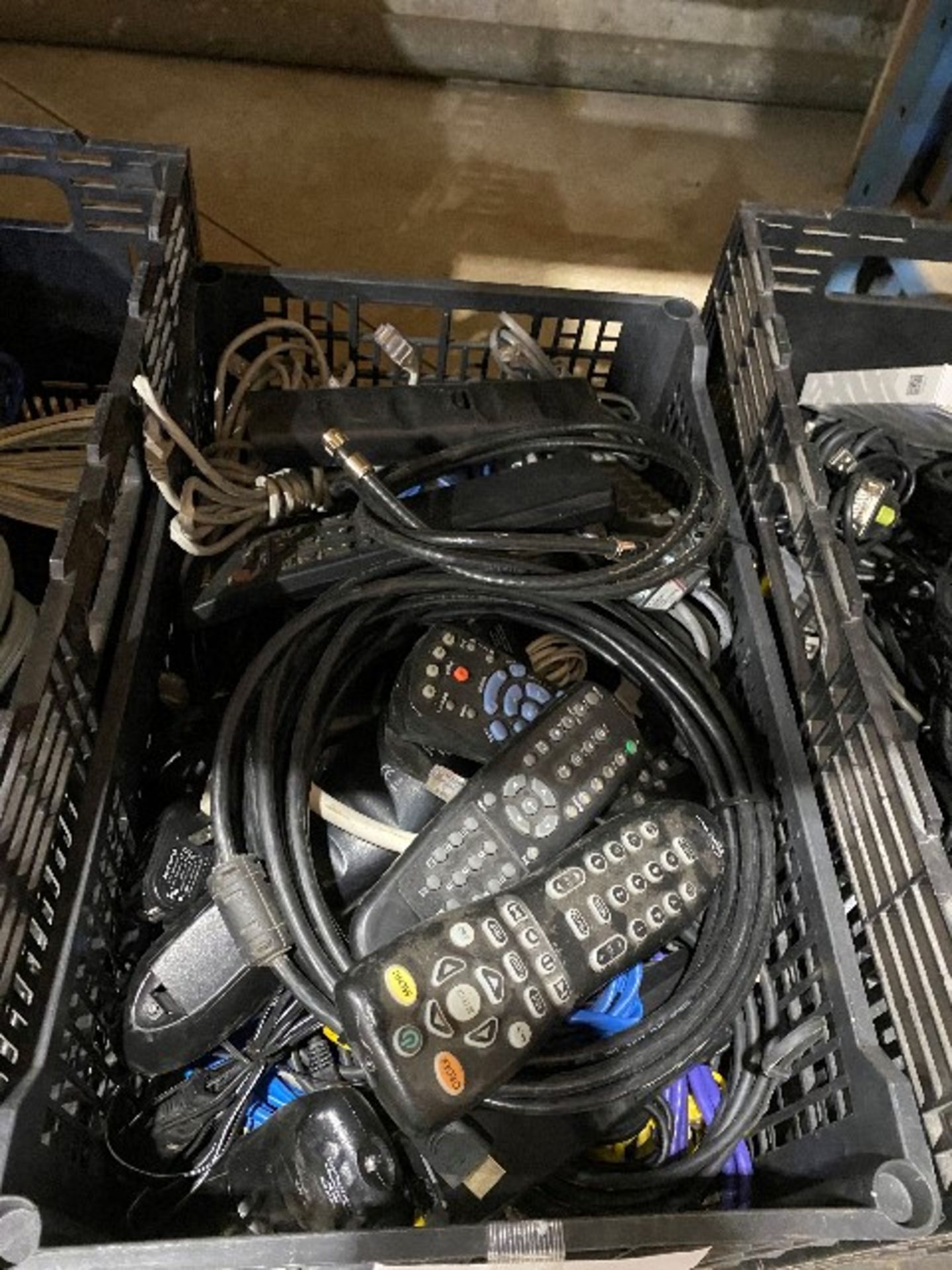LOT, assorted extensions, power cords, remotes, USB, etc... - Image 2 of 3