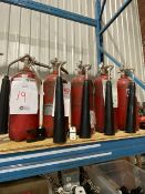 Fire extinguishers, 5pcs