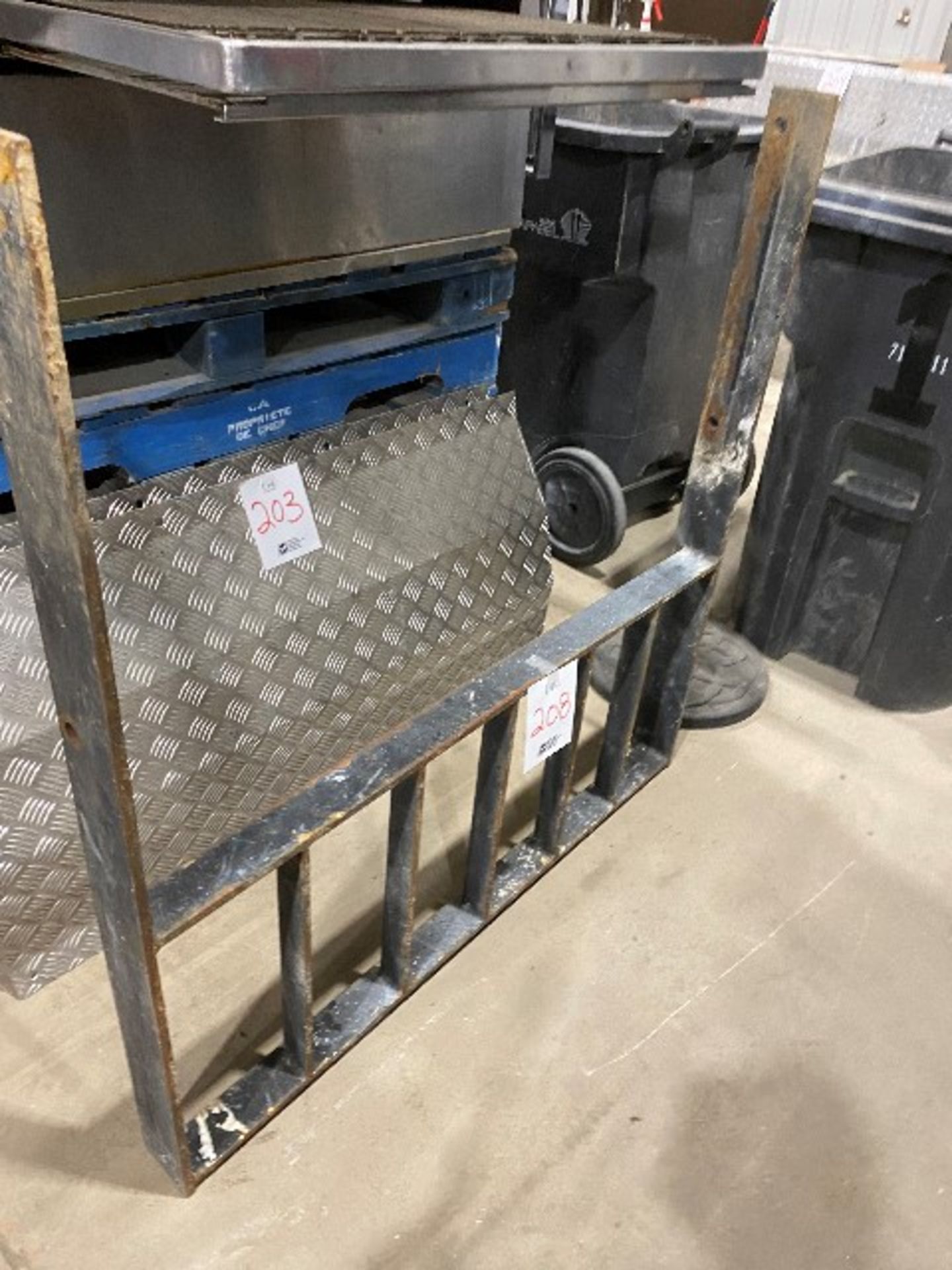 Forklift security grill