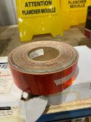 Reflexite North America 2” red/white reflective tape, 150ft/roll, 2 rolls
