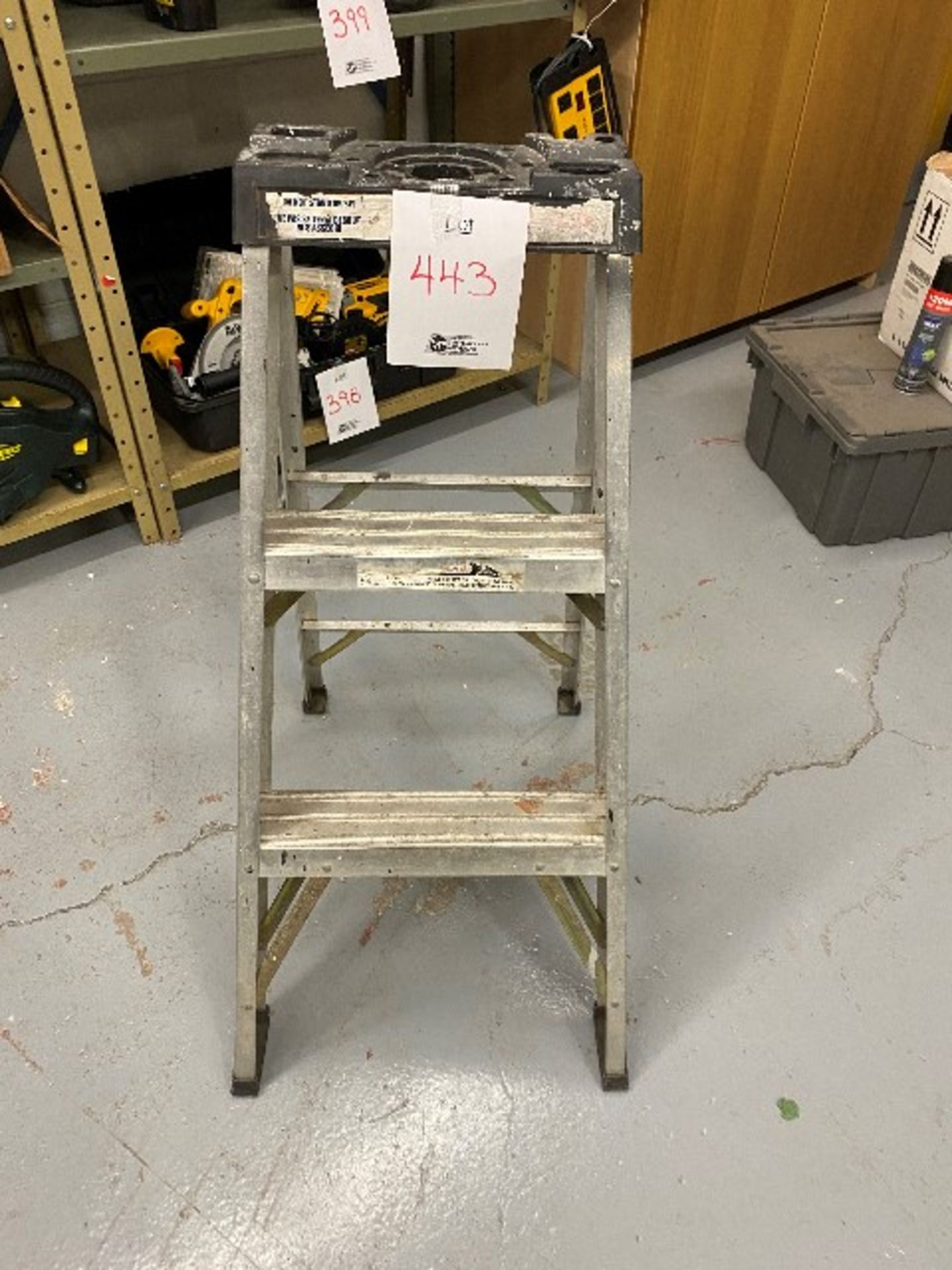 Aluminum ladder, 3-step