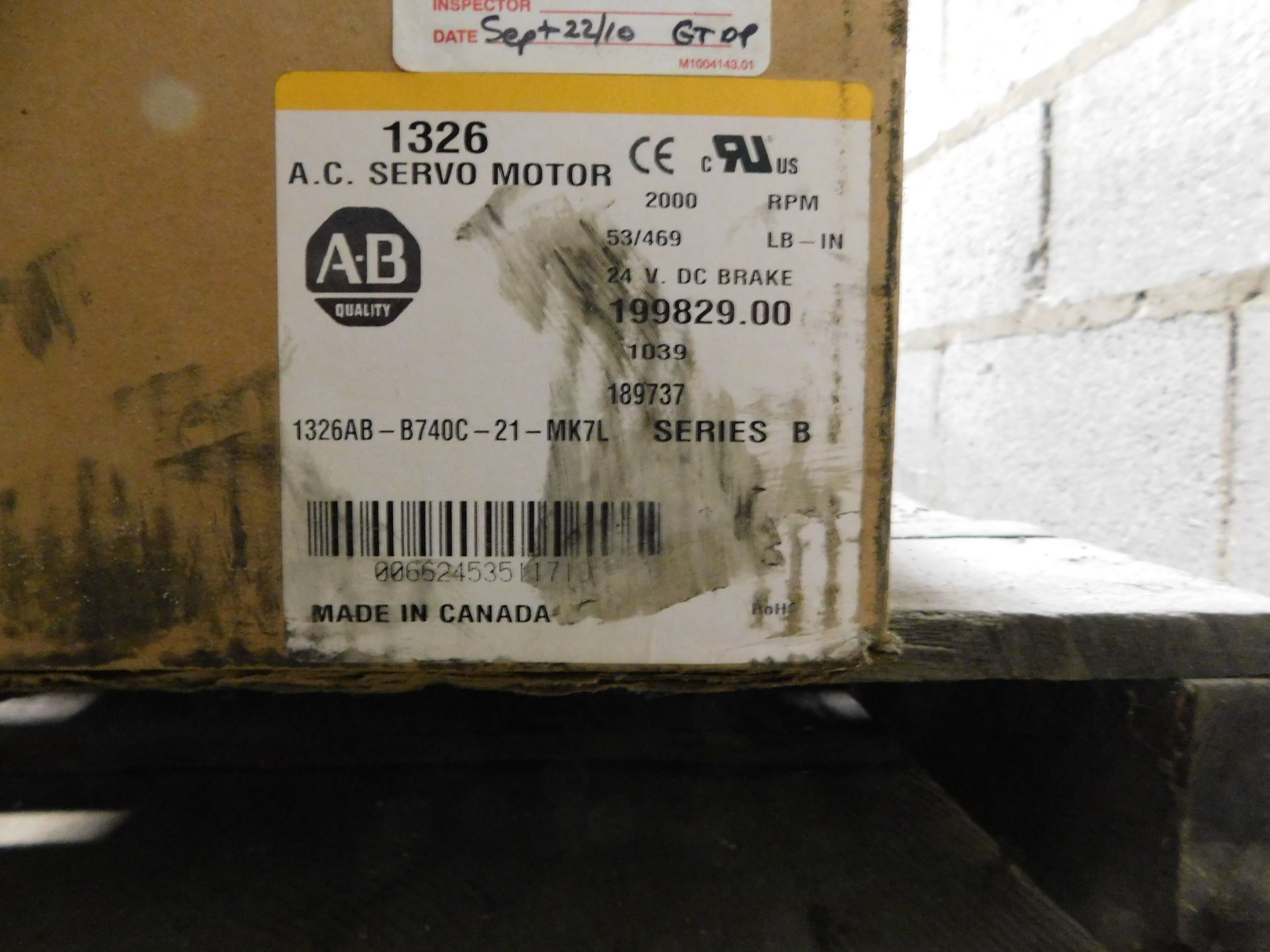 ABB / Allen Bradley Servo Motors - Image 4 of 8