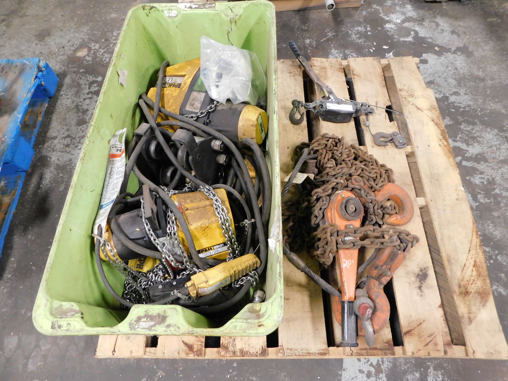 Miscellaneous Hoists, P&H 1 Ton, P&H 1/2 Ton