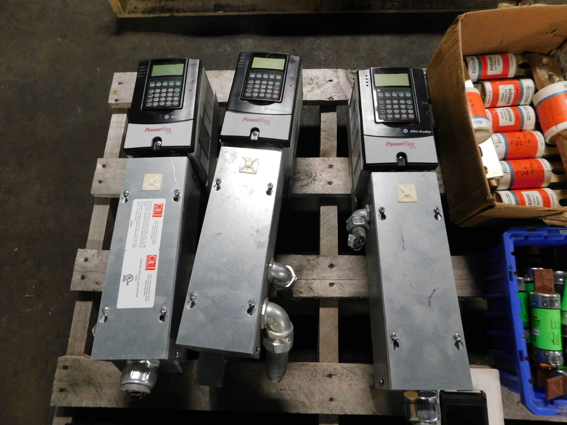 Pallet of AC / VSD Drives and Fuses - Image 3 of 5