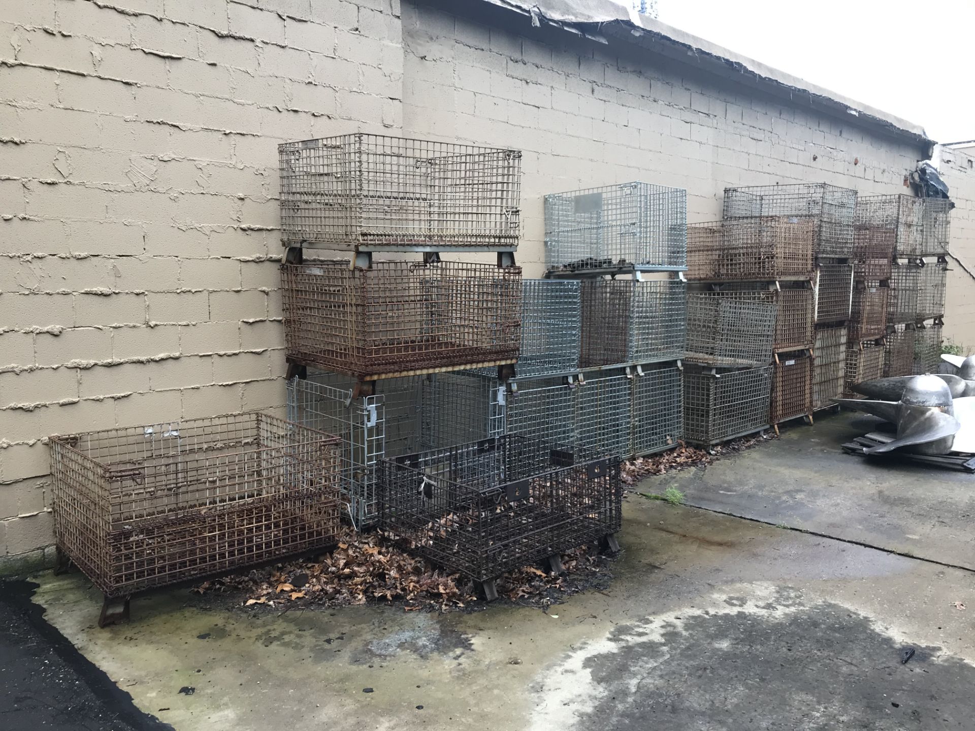 Lot of (29) Steel Wire Baskets