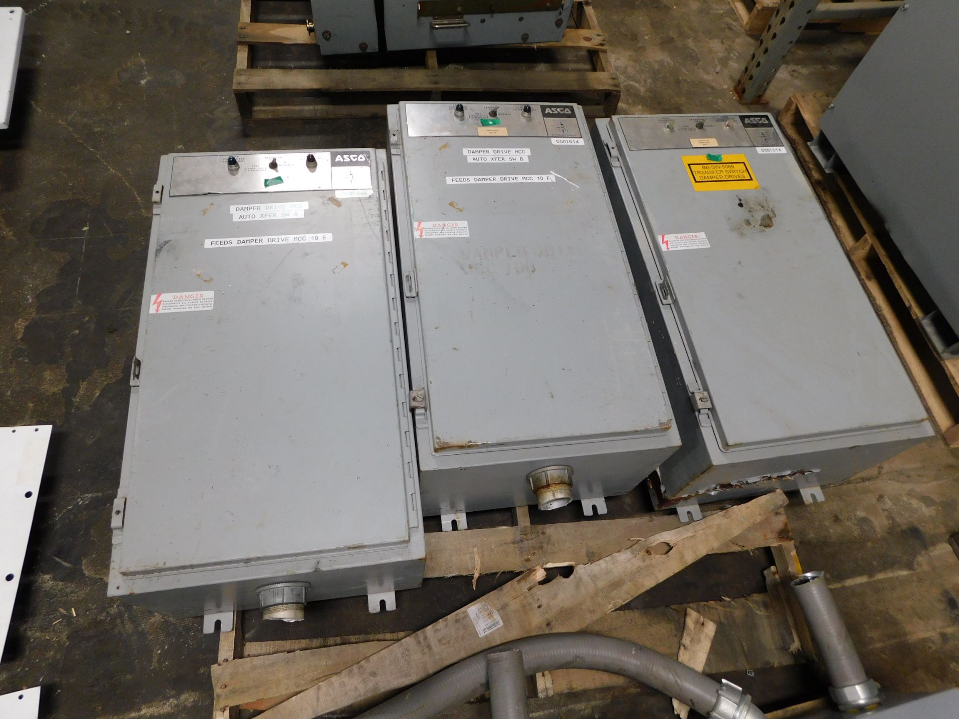 Lot of (3) Asco Damper Drives