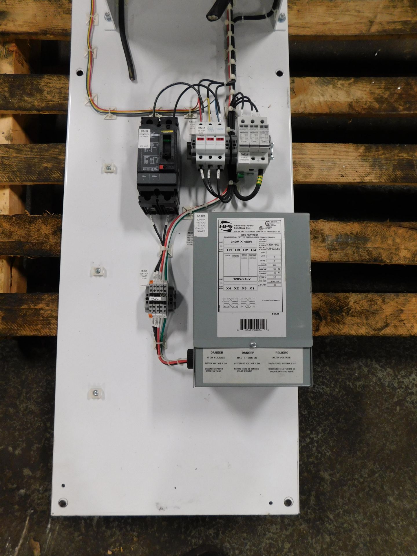 Large MCC Bucket. ABB OS 400J03. 15 A Breaker. 3 KVA Transformer. - Image 3 of 4