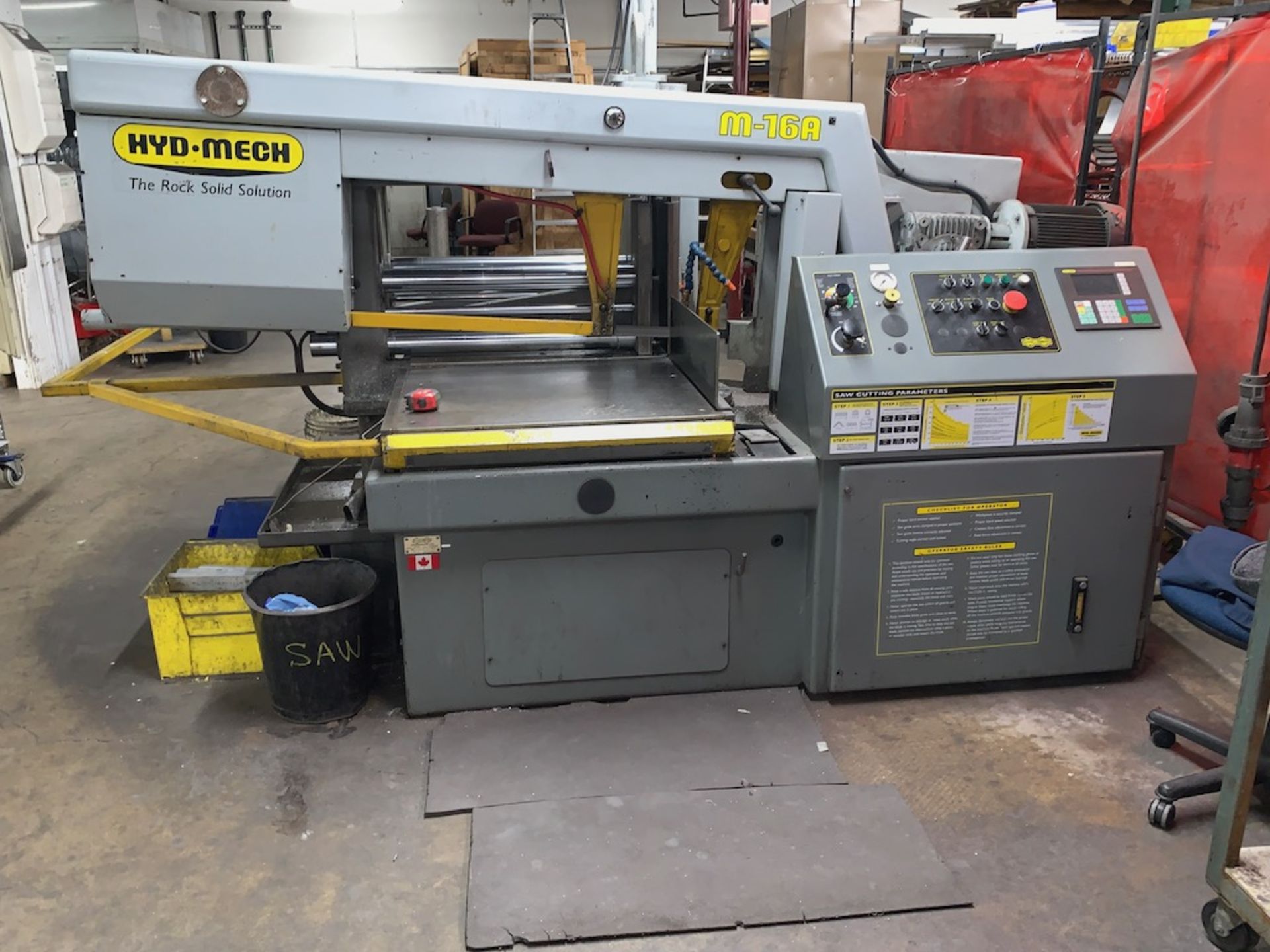 Hyd-Mech M-16A Automatic Horizontal Cutoff Saw