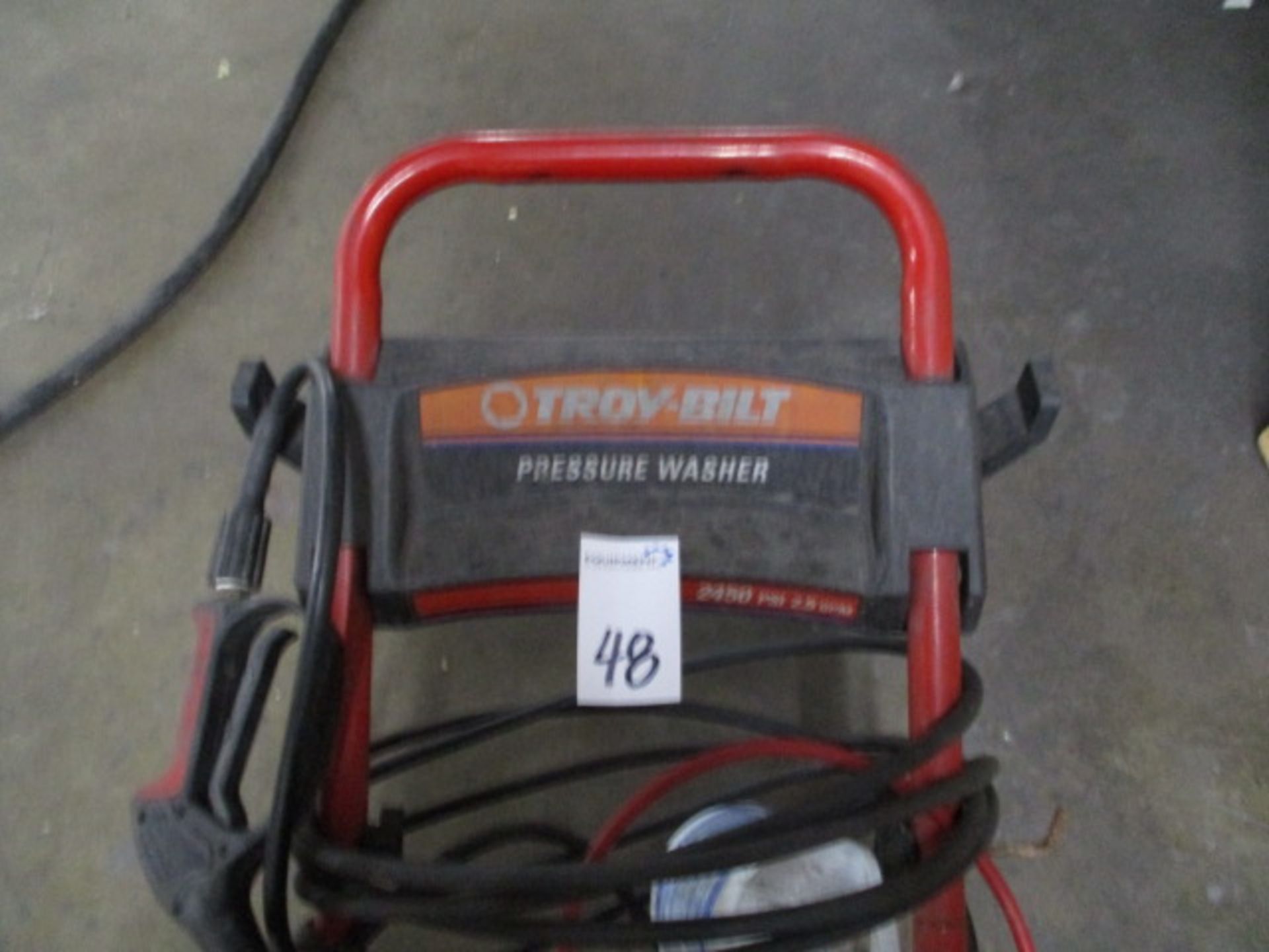 Troy-Bilt 01903 Mobile Pressure Washer 2450 PSI 2.5GPM