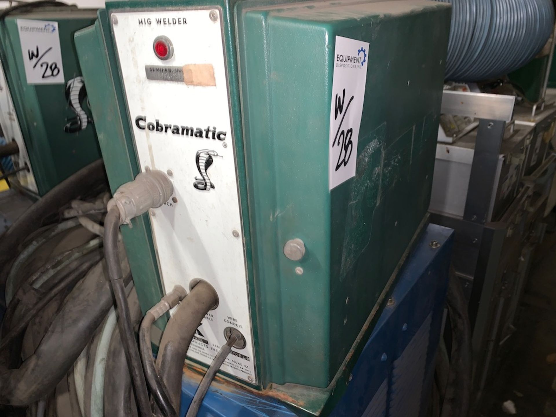 Lot (3) pcs MTS Mid - States Welder CP3000 Constant Voltage Arc Welder with (2) MK Cobramatic Mig We - Image 4 of 6